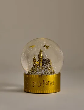 Harry Potter™ Hogwarts Extra Large Snow Globe Gold Mix - M&S - FashionsVida