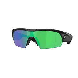 Pilothouse Pro Polarized Sunglasses Matte Black Green Mirror 580P/CAT3 Men