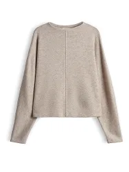 Camiseta de manga larga GARZEL marrón claro 40