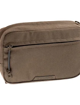 Pochette Medium Horizontal Zip Utility Grey Brown One Size unisex - ClawGear - FashionsVida