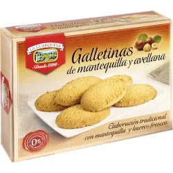 Galletinas de mantequilla con avellana