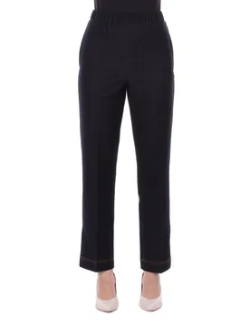MM MAX MARA Pantaloni Blu navy - MM MAX MARA - FashionsVida