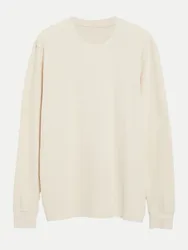 RED LABEL Basic Langarmshirt Beige XL