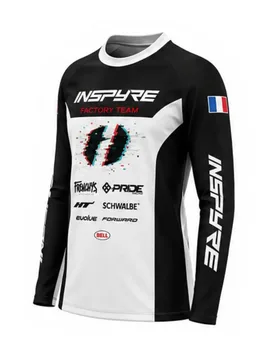 Maglia Da Enduro A Maniche Lunghe Team Replica Ragot Richard 2026 Black / White - Inspyre - FashionsVida