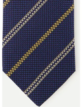 Corbata de hombre de seda con rayas - Hackett - FashionsVida