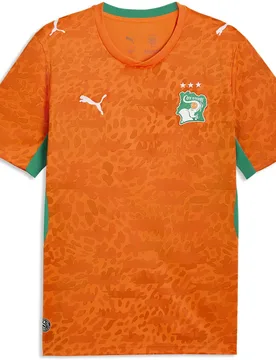 T-shirt à Manches Courtes Domicile Costa De Marfil 25/26 Replica Rickie Orange / Sport Green M - Puma - FashionsVida