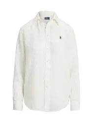 Bluse e camicie donna - classic long sleeve button front shirt - bianco