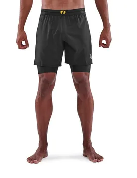 Pantaloni Corti Series-3 Black L - Skins - FashionsVida