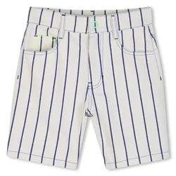 Pantaloni Corti U21722 White / Blue 10 Anni