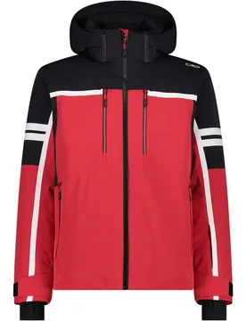 Man jacket zip hood chaqueta esquí hombre Rojo (46) - CMP - FashionsVida
