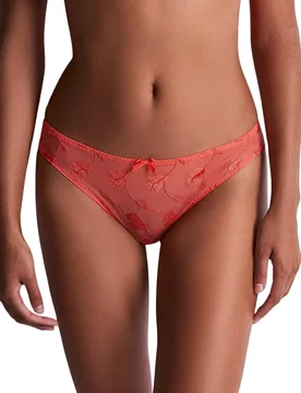 Womens Softessence Brazilian - Orange Polyamide - Size Small - Aubade - FashionsVida