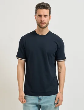 BOSS T-shirt e Polo Blu - BOSS - FashionsVida