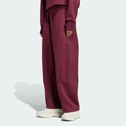 PANTALONI BARREL SOFT LUX WINTER KNIT L Maroon