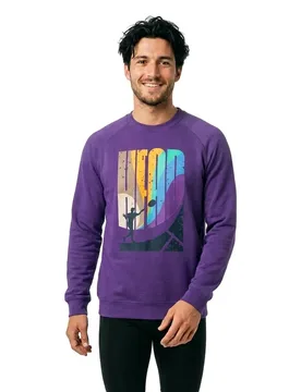 Rally Crewneck Sweatshirt Purple L - Head Racket - FashionsVida