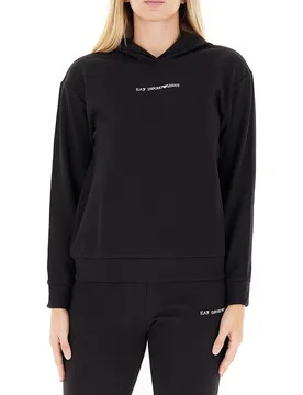 Felpa con cappuccio NERO S - EA7 EMPORIO ARMANI - FashionsVida