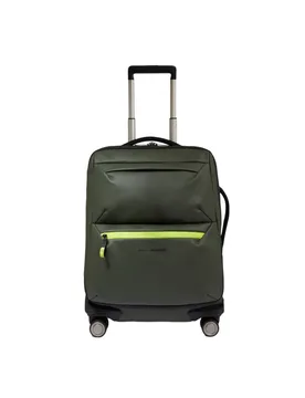 Trolley Slim Cabin Uomo bv6377c2ow-ve Verde - Piquadro - FashionsVida