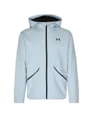 Giacca con cappuccio da uomo UA Unstoppable in tessuto azzurro XL