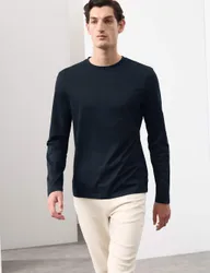 Pure Supima® Cotton Performance T-Shirt Dark Navy male