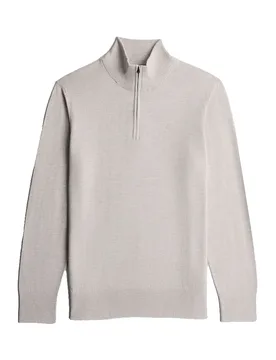 Maglione Con Mezza Zip The Olivier Whitebait Heather S - G-Star - FashionsVida