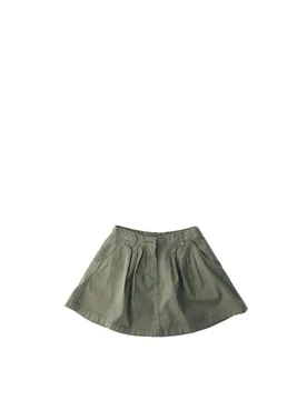 IDO Gonna in cotone VERDE OLIVA 7A - iDO - FashionsVida