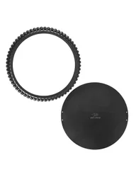 Cm Carbon Steel Fluted Tart Tin Black