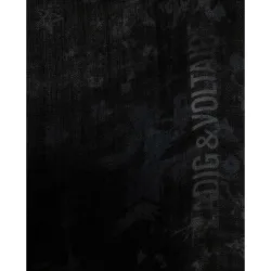 Zadig & Voltaire - Fular de mujer 100% lana con estampado de estrellas y efecto degradado