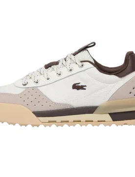 Slam Break Off White / Dark Brown 37.5 Damen - Lacoste - FashionsVida