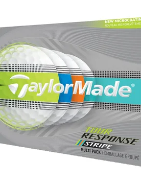 Golfbälle Tour Response Stripe - 12er Pack, bunt - TaylorMade - FashionsVida