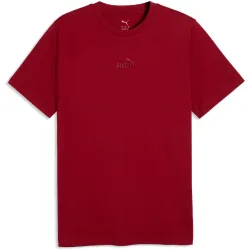 Essentials small no1 logo camiseta manga corta hombre Granate (M)