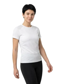 Maglietta A Maniche Corte Base Layer White - Adidas - FashionsVida