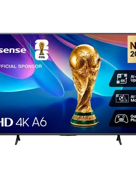 Tv 55a6s 55´´ 4k Led Black One Size unisex - Hisense - FashionsVida
