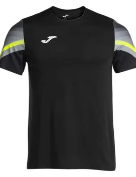 Elite Xi Short Sleeve T-shirt Black / Fluor Yellow 2XL Men - Joma - FashionsVida