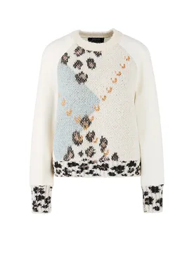 Marc Cain Pullover crema 34 - Marc cain - FashionsVida