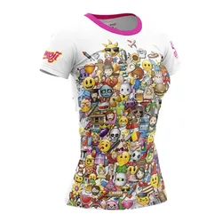 Maglietta A Maniche Corte Emoji Big Wave Multicolour L