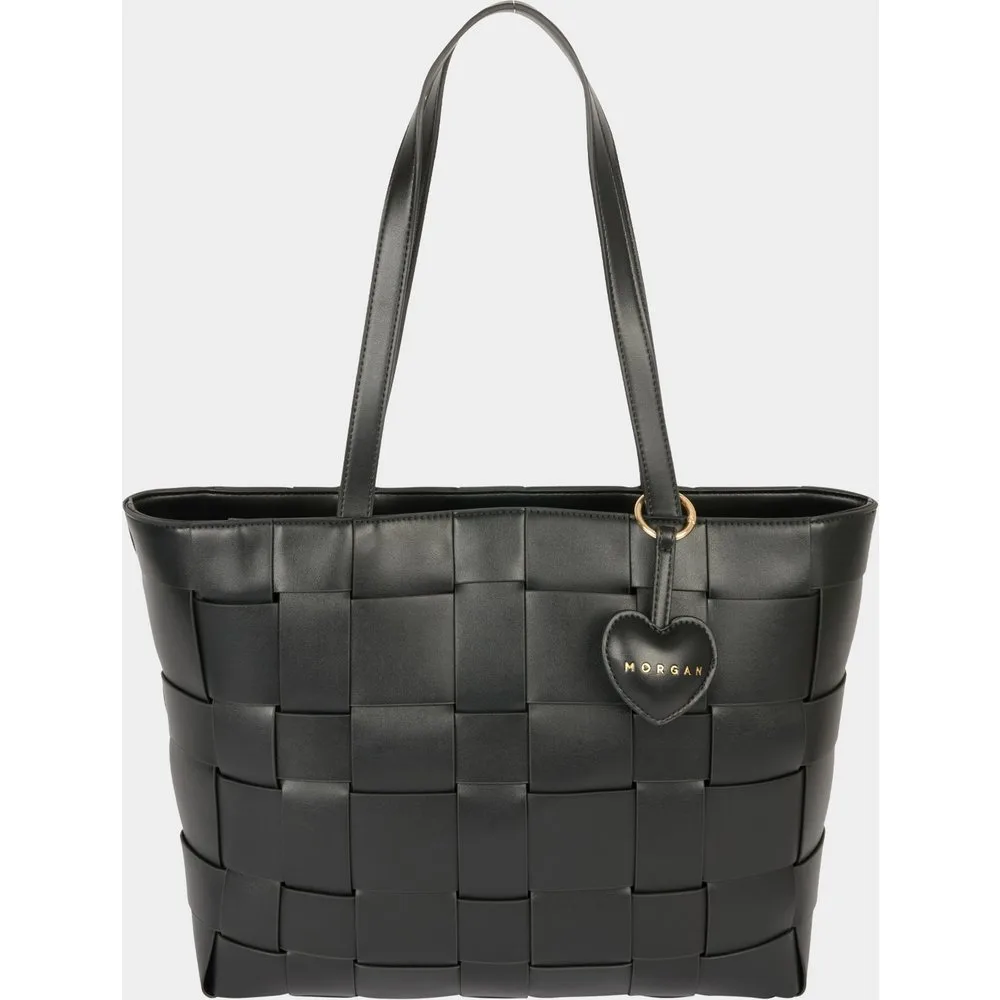 Bolso de hombro efecto trenzado - Morgan - FashionsVida