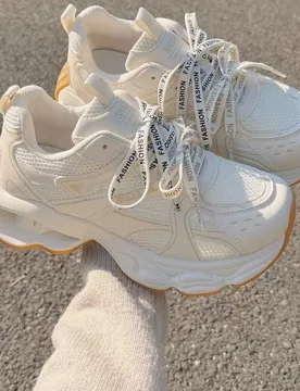 Women's Shoes New Fashion Luxury Breathable Non-slip Wear-resistant Outdoor Casual Mesh Lace-Up Thick Sole Sneakers - Aliexpress - FashionsVida