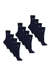 Women's 12 Pairs Ultra Lite Soft Thermal Socks in Indigo Size: 4-8 - Indigo - Size: 4-8