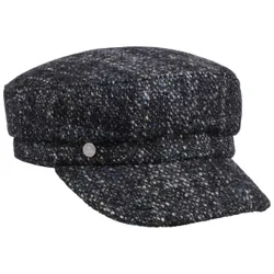 Velisa Wool Fisherman´s Cap by - blue-mottled - Damen - Size: S (54-55 cm)