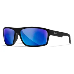 Peak Xl Polarized Sunglasses Blue Mirror / Matte Black One Size Men,Women