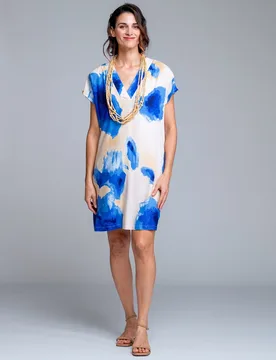 Vestido de playa de manga caída - Señoretta - FashionsVida