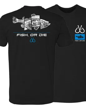 Fish or Die. Fishing Fisherman Gift T-Shirt. Summer Cotton Short Sleeve O-Neck Men's T Shirt New Gift S-3XL - Aliexpress - FashionsVida