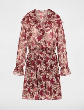 Vestido corto con manga larga - Morgan - FashionsVida