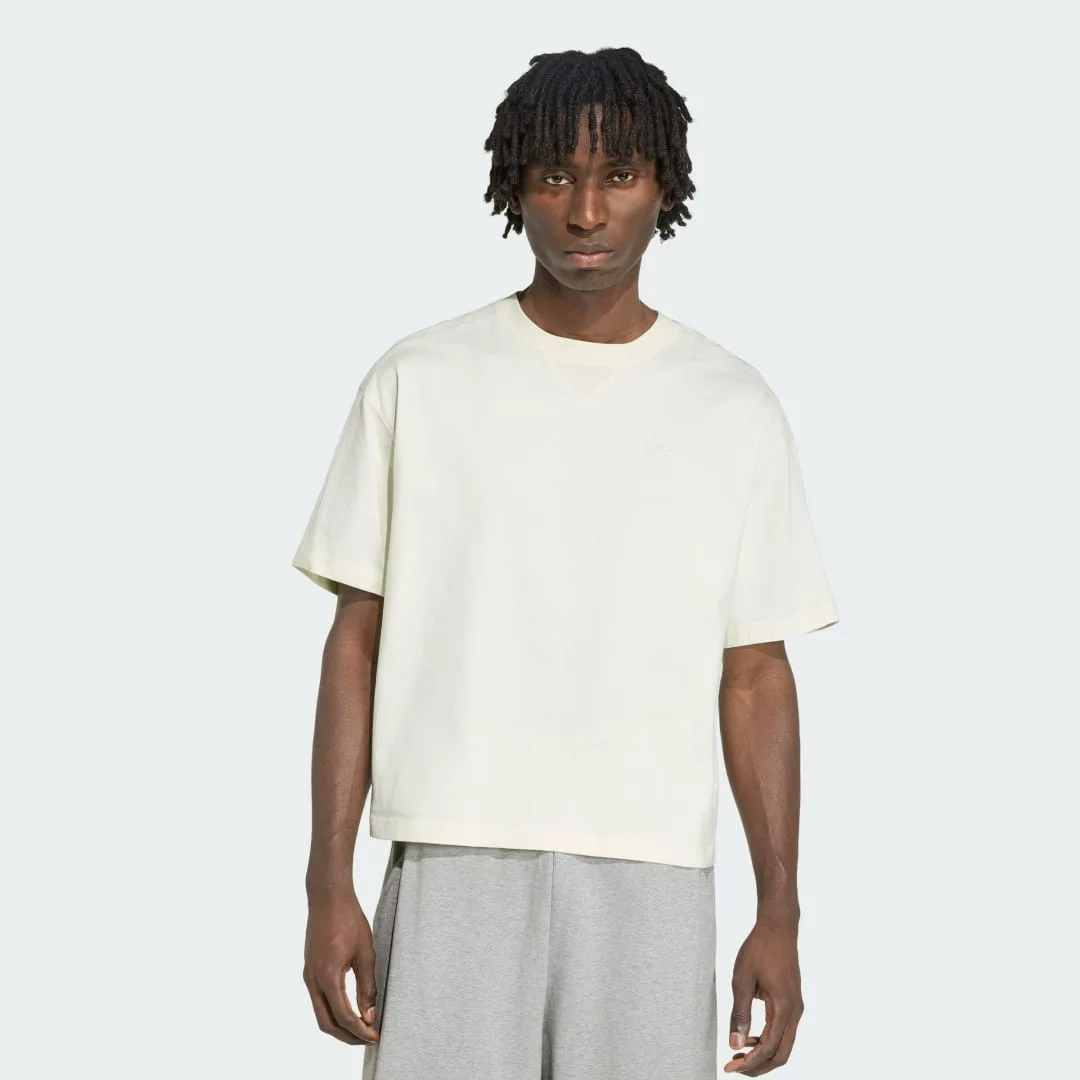 T-SHIRT PREMIUM ESSENTIALS XS Off White - Adidas - FashionsVida