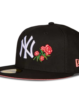FIFTY Unisex Caps - Black - Size 7 - Cotton - Black - Size: 7 - New era - FashionsVida