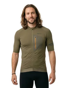 Maglia A Maniche Corte Gravel Venture Stone Moss - AGU - FashionsVida