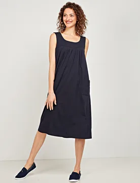 Pagen Trägerkleid dunkelblau - 3Pagen - FashionsVida