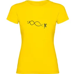 T-shirt à Manches Courtes Padel Dna Yellow M