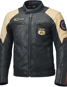 Giacca Moto Baker 2 Nero Beige Bordeaux taglia 50 - Held - FashionsVida