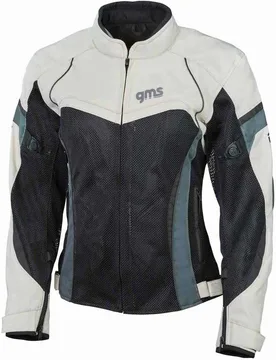 Giubbotto Moto Donna Estivo TARA Mesh Grigio Nero taglia L - gms - FashionsVida