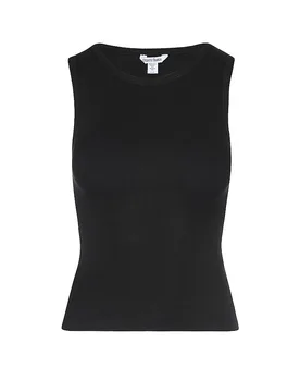 Top CORE RIB schwarz L Damen - Organic Basics - FashionsVida